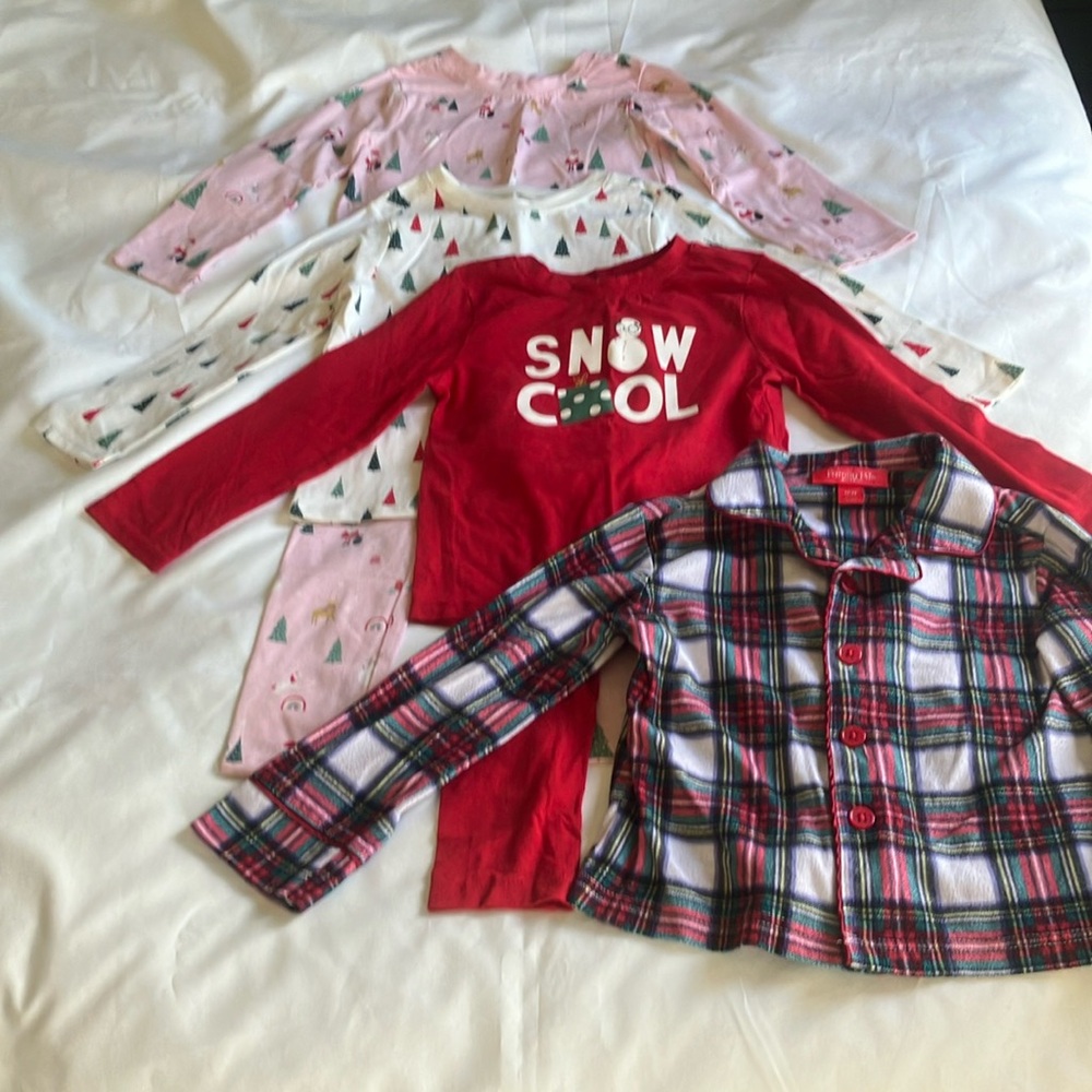 Macy's Red Pajama Set Cozy Winter Wear